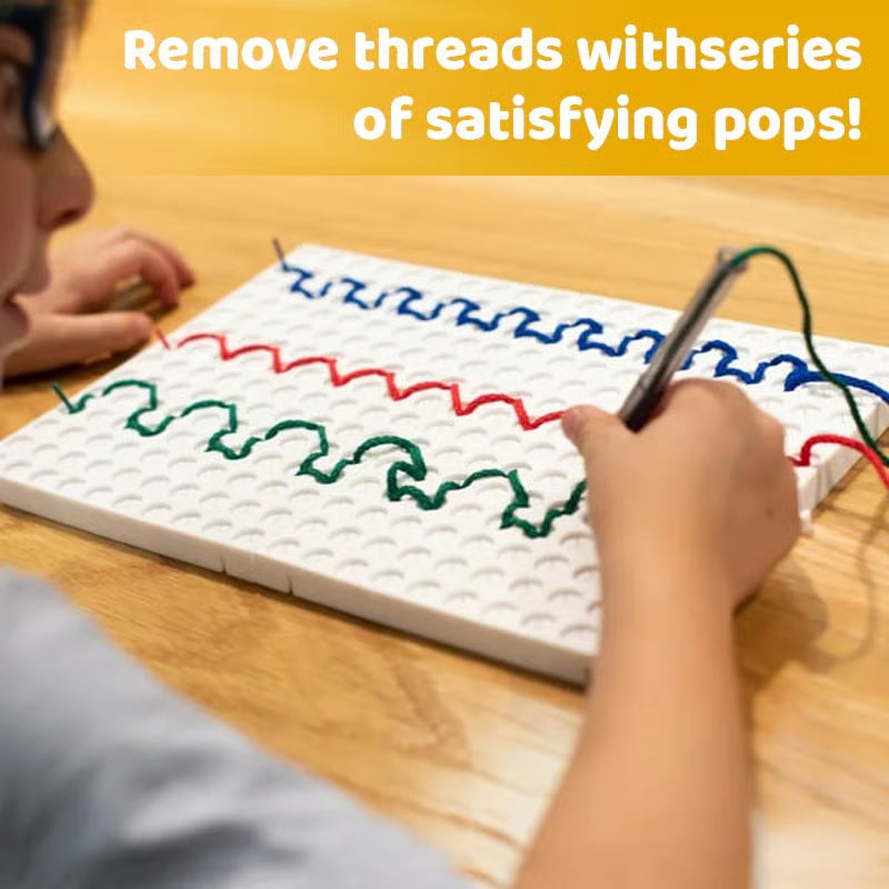 🔥Sensory Calm Down Threading Boards
