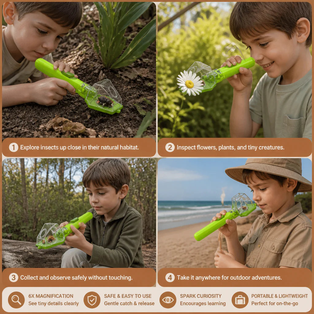 Kids Bug Catcher with 6X Magnifier
