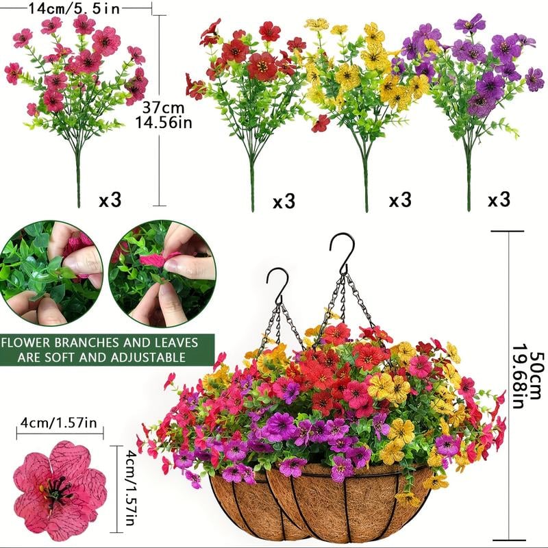 🏆 50K+ SOLD! 💐Lifelike UV-Resistant Sunset Mums – Waterproof, Windproof & Perfect for Fall Decor 🍂
